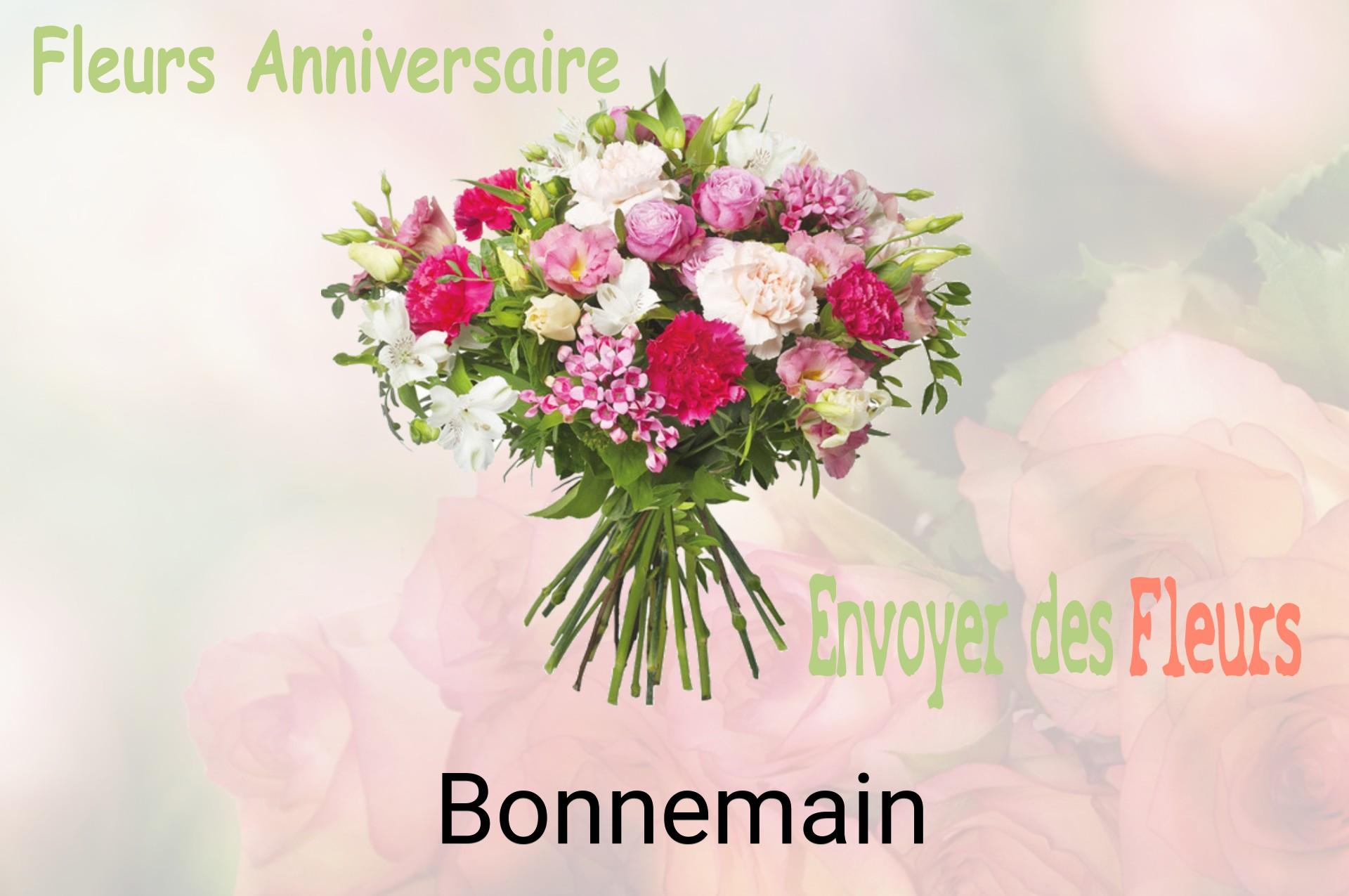 Bouquet de fleurs d’anniversaire livré à Bonnemain