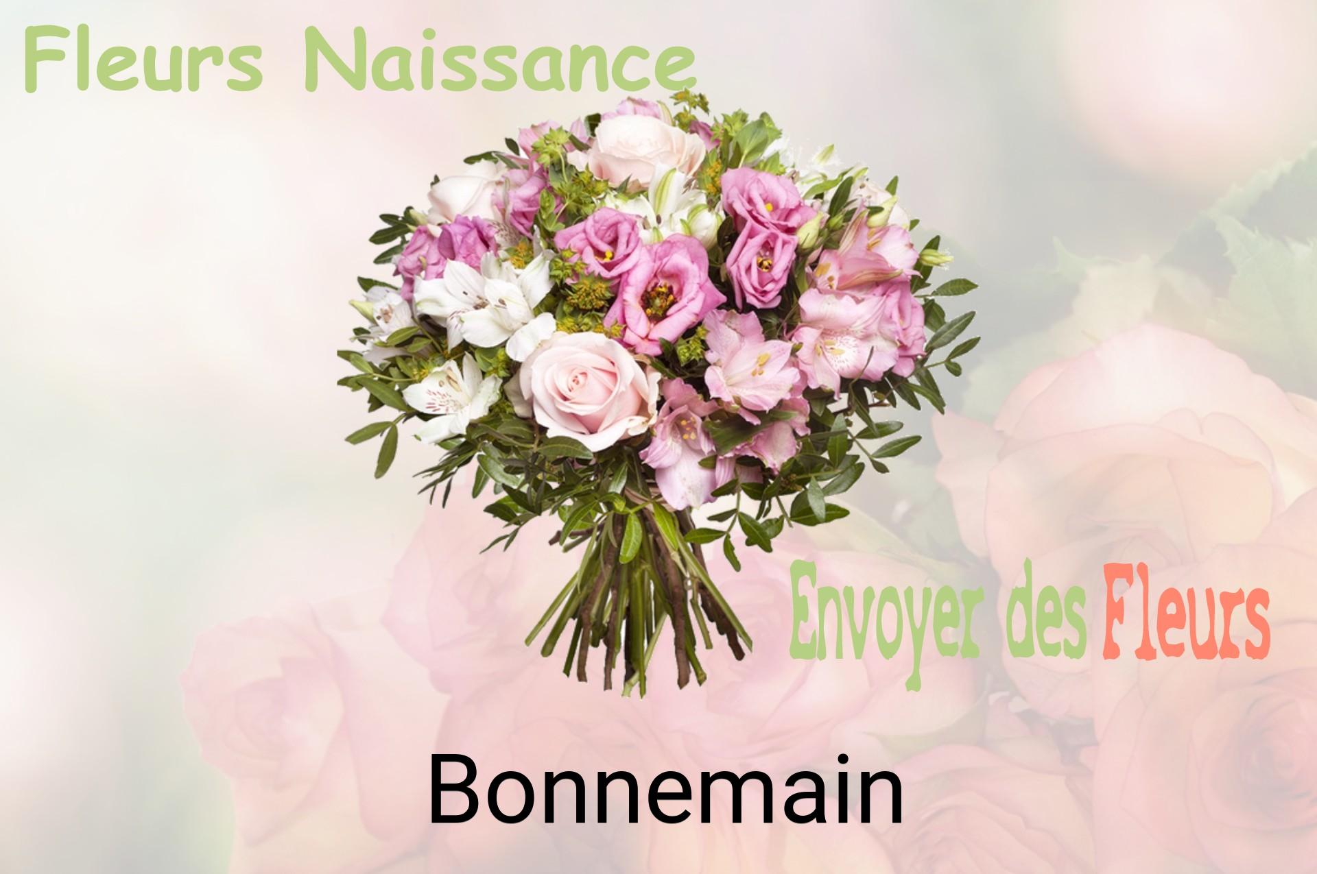 Bouquet de fleurs de naissance livré à Bonnemain